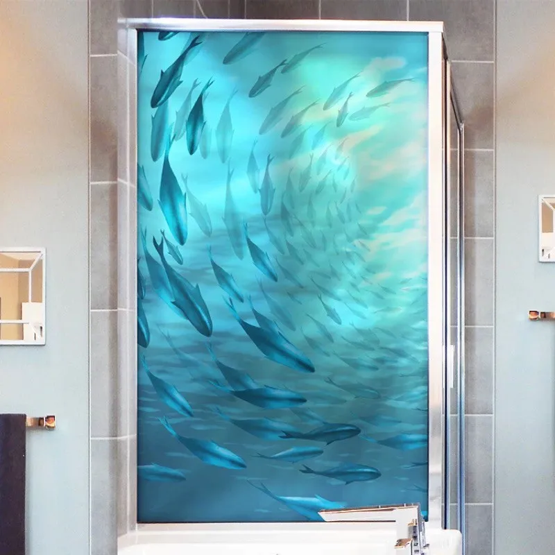 Custom Glass window Film electrostatic frosted sticker, home foil stickers ,waterproof for bathroom Deep sea fish
Custom Glass window Film electrostatic frosted sticker, home foil stickers ,waterproof for bathroom Deep sea fish