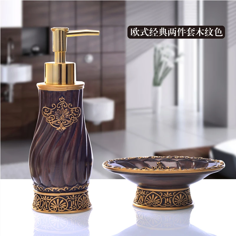 Bathroom Set piece European hand sanitizer bottle resin soap box toiletry single product Decoration toothbrush holder
Bathroom Set piece European hand sanitizer bottle resin soap box toiletry single product Decoration toothbrush holder