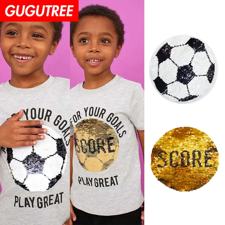 GUGUTREE embroidery Sequins big football patches score patches badges applique patches for clothing ZM-64
GUGUTREE embroidery Sequins big football patches score patches badges applique patches for clothing ZM-64