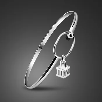 New fashion 925 sterling silver bracelets women and women simple Roman numerals pendant bracelets girls jewelry gifts wholesale
New fashion 925 sterling silver bracelets women and women simple Roman numerals pendant bracelets girls jewelry gifts wholesale