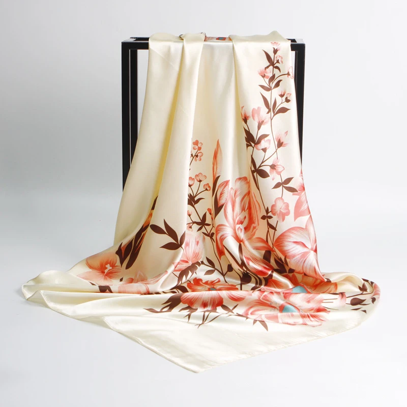 FXAASS Bandana Women Hijab Square Scarf Fashion Ladies Retro Luxury Silk Scarf Shawls Flower Print 90*90cm Large Cape Headscarf
FXAASS Bandana Women Hijab Square Scarf Fashion Ladies Retro Luxury Silk Scarf Shawls Flower Print 90*90cm Large Cape Headscarf