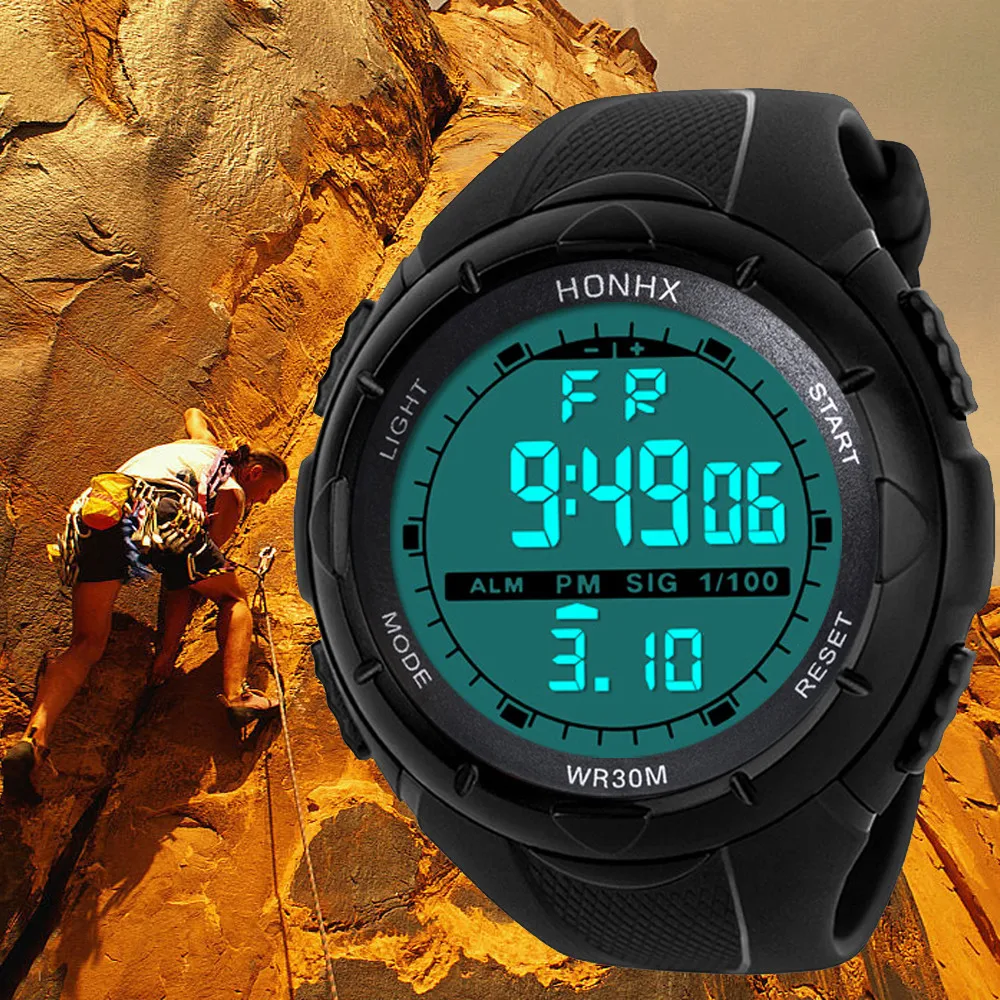 2018 Fashion Waterproof Men's Boy LCD Digital Stopwatch Date Rubber Sport Wrist Watch Relogio Masculino#0928
2018 Fashion Waterproof Men's Boy LCD Digital Stopwatch Date Rubber Sport Wrist Watch Relogio Masculino#0928