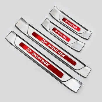 304 stainless steel Plate Door Sill Welcome Pedal Car Styling Accessories (inside + outside) for Kia Sportager 2018
304 stainless steel Plate Door Sill Welcome Pedal Car Styling Accessories (inside + outside) for Kia Sportager 2018