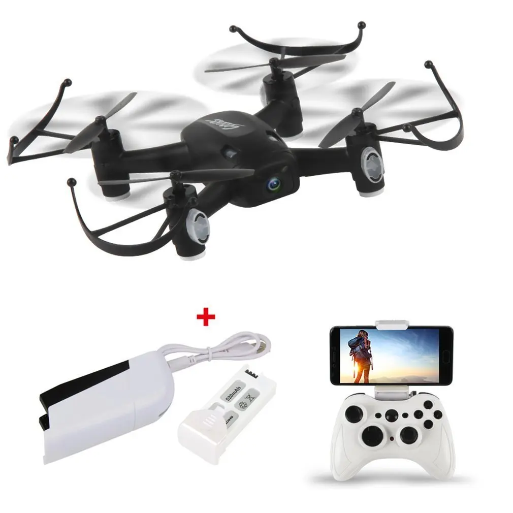 

L8HW Mini Selfie RC Quadcopter Drone with Wifi FPV Drone 720P Camera Altitude Hold Headless Mode 360 Flips Two Batteries RTF