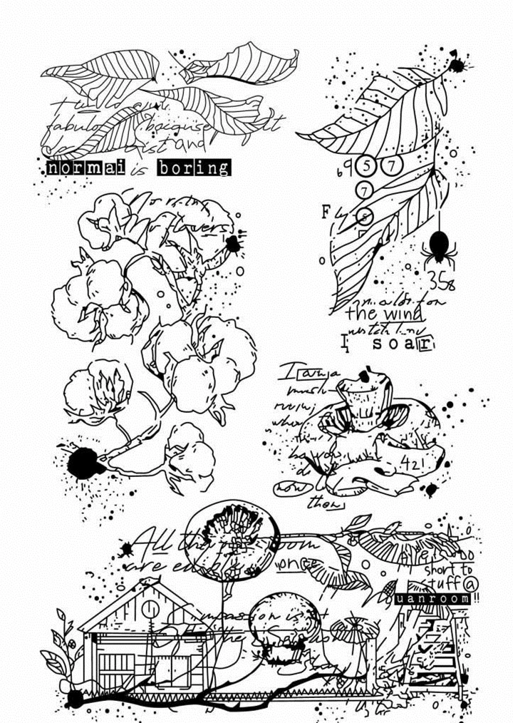 CLEAR STAMP Cotton leaves DIY Scrapbook Card album paper craft silicon rubber roller transparent stamps Z869
CLEAR STAMP Cotton leaves DIY Scrapbook Card album paper craft silicon rubber roller transparent stamps Z869