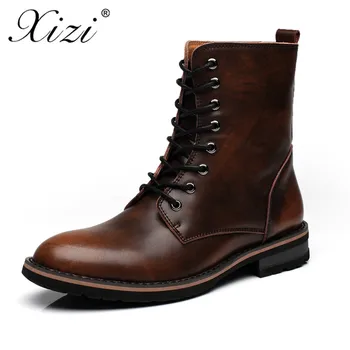 XIZI New Fashion Men Martin Boots 100% Genuine Leather Men Winter Boots Casual Breathable Lace-up Designer Men Motorcycle Shoes
XIZI New Fashion Men Martin Boots 100% Genuine Leather Men Winter Boots Casual Breathable Lace-up Designer Men Motorcycle Shoes