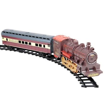 Retro Simulation Electric Train Model Classic Smoking Rail Car Light Music Boys Toys For Children Electronic Components 00821
Retro Simulation Electric Train Model Classic Smoking Rail Car Light Music Boys Toys For Children Electronic Components 00821