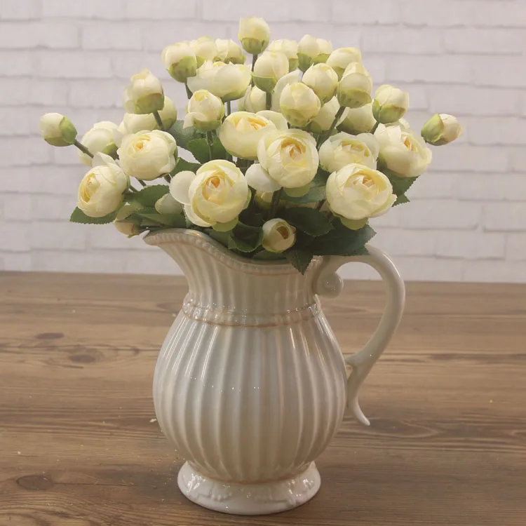 ancient ways ceramic vase Tea table table monaural pot of milk bottles American pastoral country decorative vase white
ancient ways ceramic vase Tea table table monaural pot of milk bottles American pastoral country decorative vase white