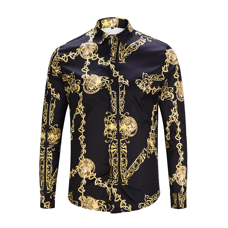 Brand New Luxury palace Men Shirt Men's Fashion Dress Shirts slim fit Casual Long Sleeve Cotton Shirts 3D printing Shirt 90035
Brand New Luxury palace Men Shirt Men's Fashion Dress Shirts slim fit Casual Long Sleeve Cotton Shirts 3D printing Shirt 90035