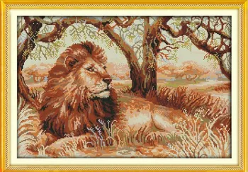 The African Lion King City Cross-Stitching Printed Handmade Cross Stitch Set Animals Cross-stitch Kits Embroidery Needlework
The African Lion King City Cross-Stitching Printed Handmade Cross Stitch Set Animals Cross-stitch Kits Embroidery Needlework