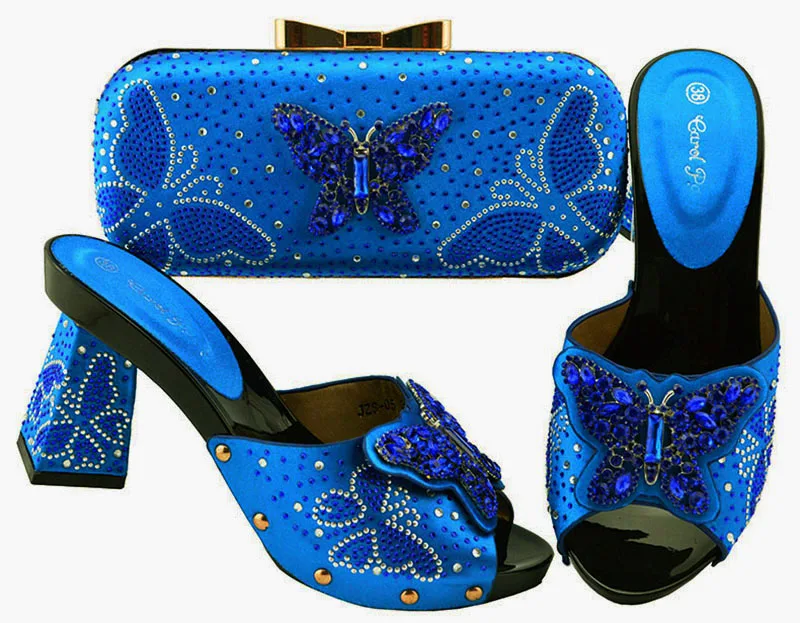 Royal blue butterfly shoes and bag set for african aso ebi shoes and bag slippers and clutches bag women shoes and bag SB8283-6
Royal blue butterfly shoes and bag set for african aso ebi shoes and bag slippers and clutches bag women shoes and bag SB8283-6