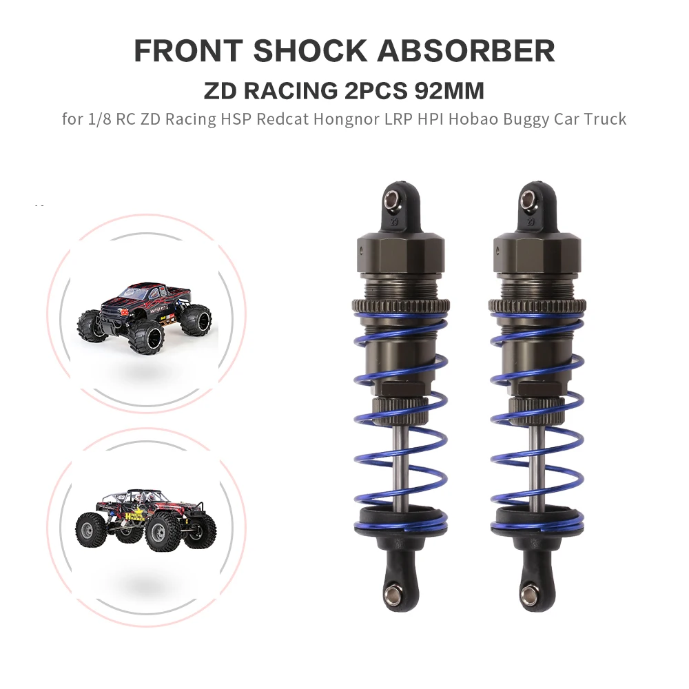 Racing RC Car 2pcs 92mm Front Shock Absorber Damper Suspension for 1:8 RC HSP Redcat Hongnor LRP HPI Hobao Buggy Cars Trucks
Racing RC Car 2pcs 92mm Front Shock Absorber Damper Suspension for 1:8 RC HSP Redcat Hongnor LRP HPI Hobao Buggy Cars Trucks