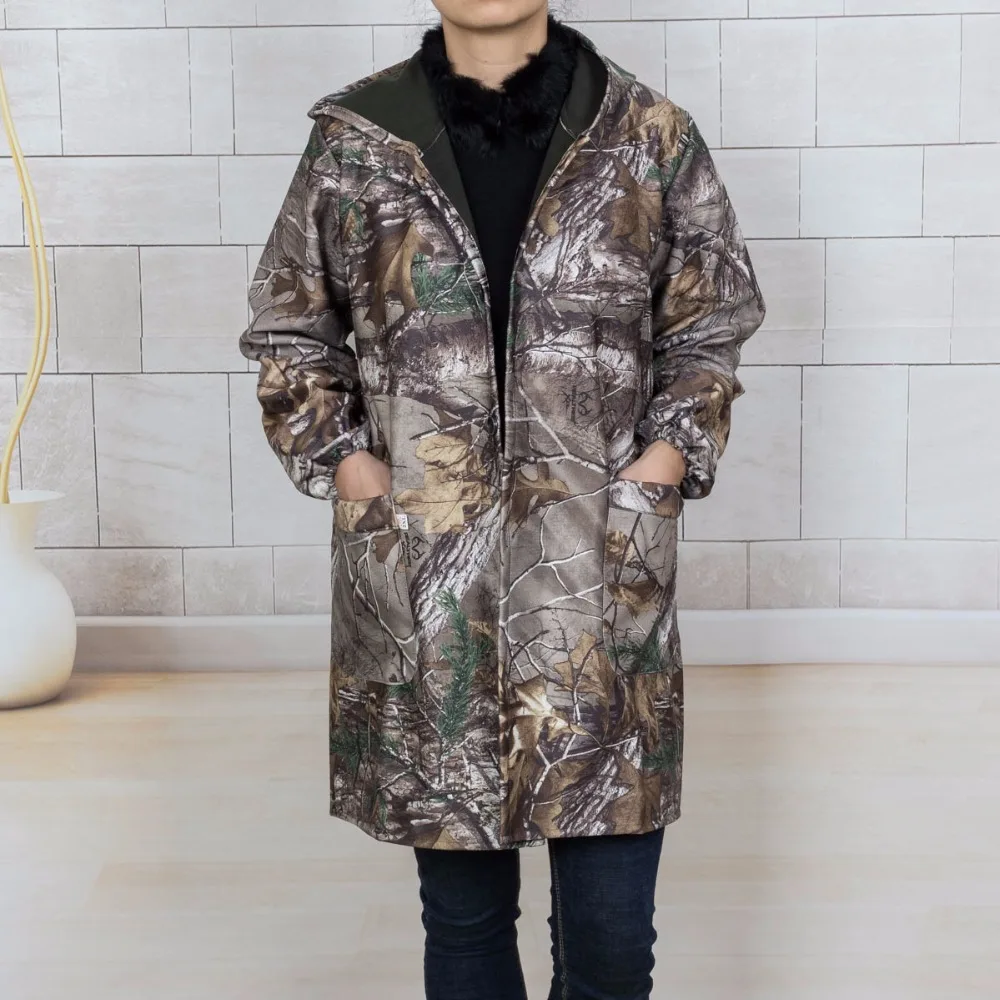 Waterproof dust proof Inside fleece warm apron 3 layers of composite material outdoor work hunting camouflage coat trench
Waterproof dust proof Inside fleece warm apron 3 layers of composite material outdoor work hunting camouflage coat trench