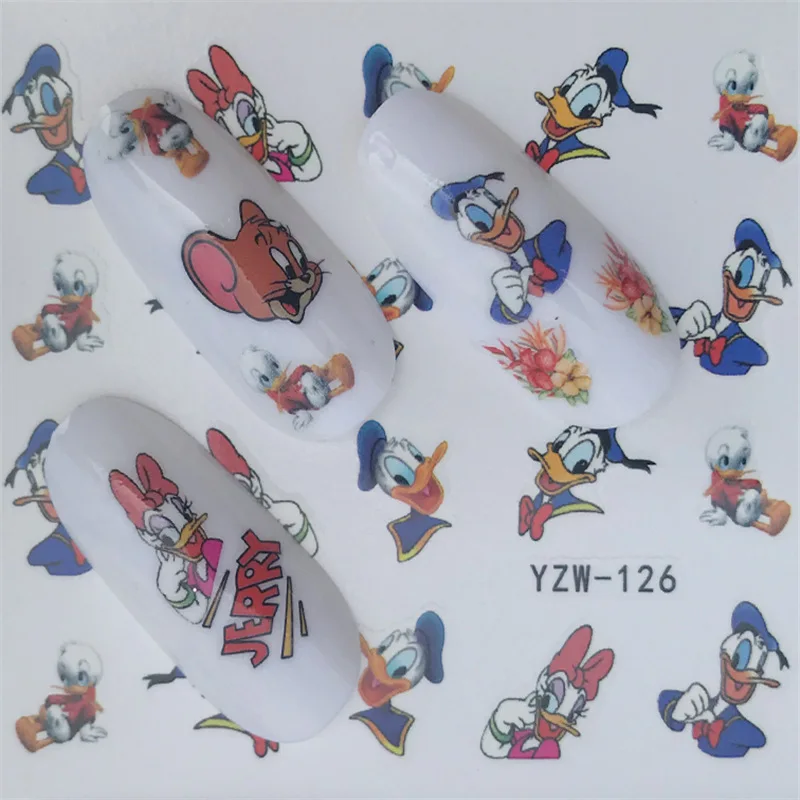 Donald Duck stickers on nails art decoration slider adhesive Water Transfer decals manicure lacquer accessoires polish foil
Donald Duck stickers on nails art decoration slider adhesive Water Transfer decals manicure lacquer accessoires polish foil