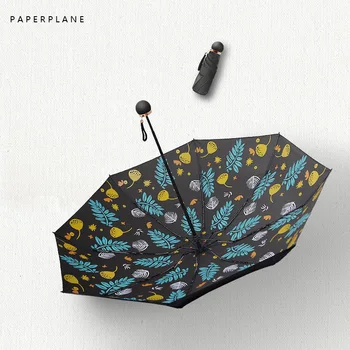 Portable Mini Umbrella Rain Women Three Folding Umbrellas Windproof Black Coating Anti UV Parasol Women's Umbrella Gift for Girl
Portable Mini Umbrella Rain Women Three Folding Umbrellas Windproof Black Coating Anti UV Parasol Women's Umbrella Gift for Girl