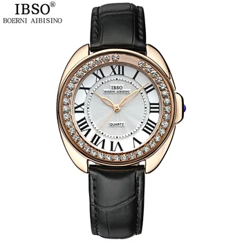 IBSO Brand Fashion Women Watches 2018 Red Genuine Leather Strap Watch Women Crystal Diamond Quartz Wristwatches Montre Femme
IBSO Brand Fashion Women Watches 2018 Red Genuine Leather Strap Watch Women Crystal Diamond Quartz Wristwatches Montre Femme
