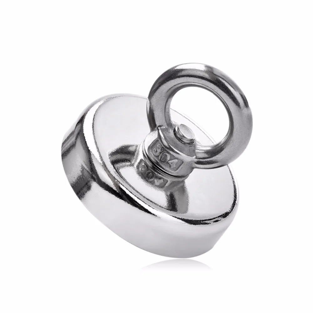 Magnet 1pcs Pulling Mounting D60mm strong powerful neodymium Magnetic Pot with ring fishing gear, deap sea salvage equipments
Magnet 1pcs Pulling Mounting D60mm strong powerful neodymium Magnetic Pot with ring fishing gear, deap sea salvage equipments