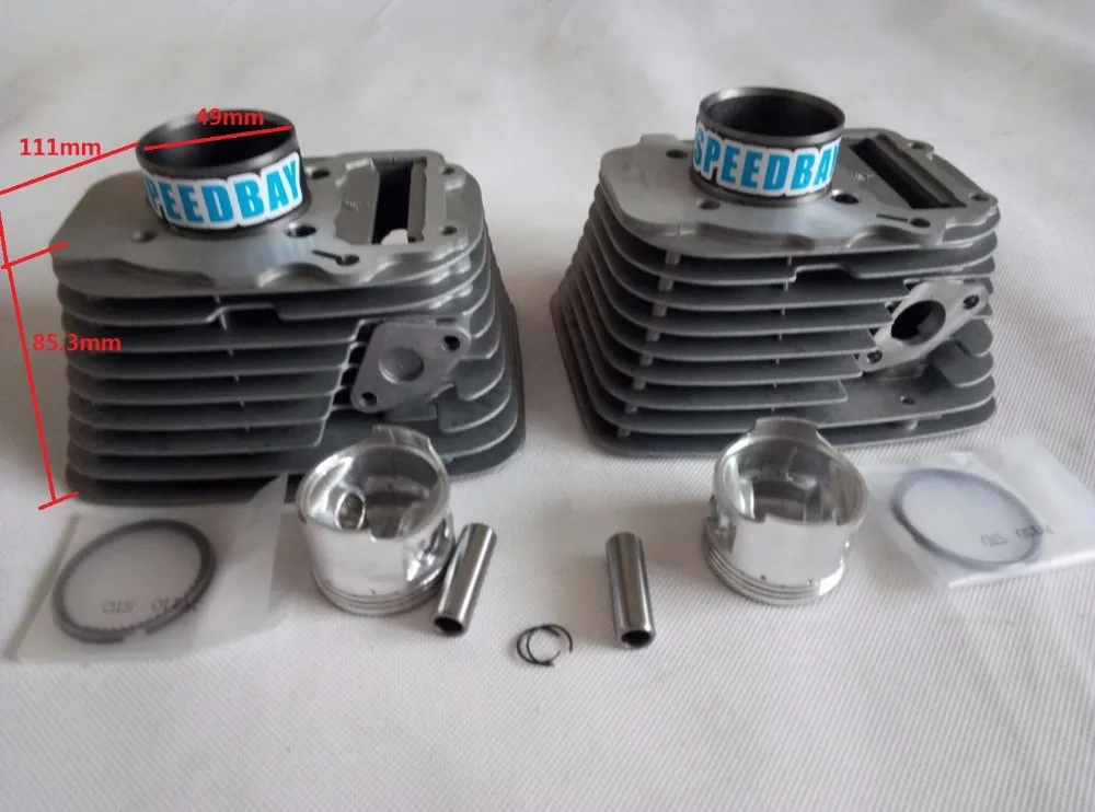 QJ250-J-L-H XV250 49MM 248CM3 Motorcycle Cylinder Kit With Piston And 13MM Pin
QJ250-J-L-H XV250 49MM 248CM3 Motorcycle Cylinder Kit With Piston And 13MM Pin