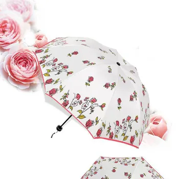 Full Automatic Reinforced Flower Umbrella Three Folding Female Parasol Umbrella Rain Women Windproof Cute Mini Folding Umbrella
Full Automatic Reinforced Flower Umbrella Three Folding Female Parasol Umbrella Rain Women Windproof Cute Mini Folding Umbrella