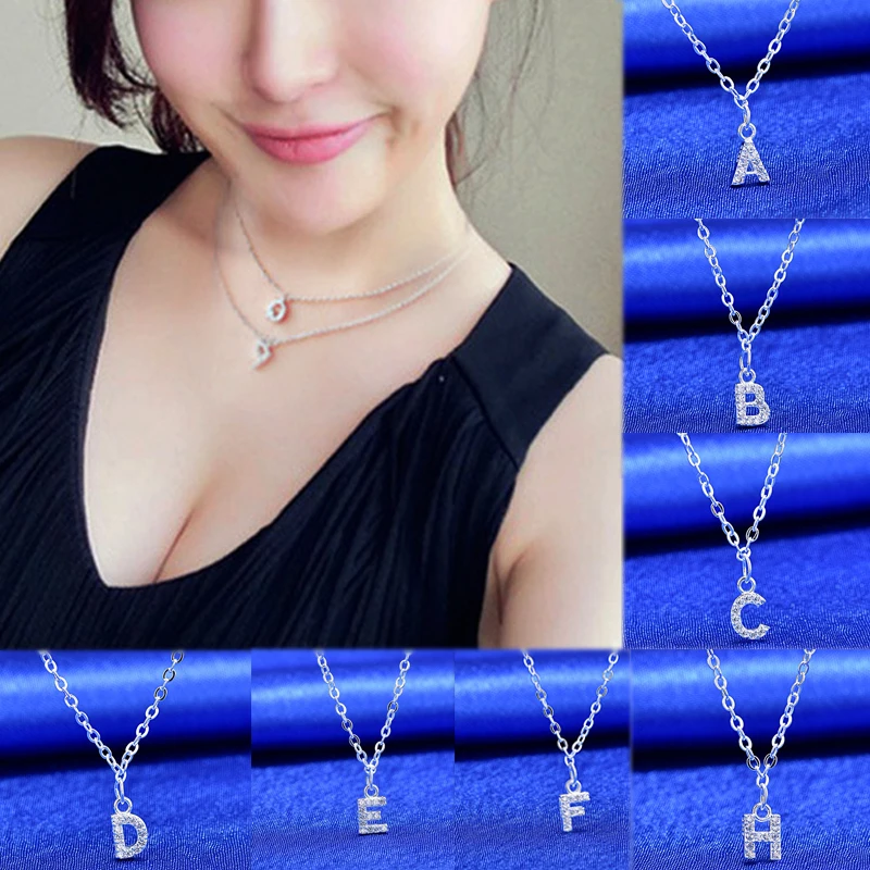 Sale 1PC Adjustable 2018 New English letter Silvery Crystal Pendant Necklaces For Women Graceful Girls Gift
Sale 1PC Adjustable 2018 New English letter Silvery Crystal Pendant Necklaces For Women Graceful Girls Gift