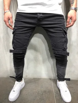 Skinny Fit Destroyed Blue Elastic Trendy Street Style Jeans Men's Classical Distressed Hip Hop personality male denim trousers
Skinny Fit Destroyed Blue Elastic Trendy Street Style Jeans Men's Classical Distressed Hip Hop personality male denim trousers