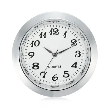 Mini Clock Quartz Movement Insert Round 40mm hole White Dial silver Tone Bezel Arabic numerals 45mm Watch Face 1.7 inches
Mini Clock Quartz Movement Insert Round 40mm hole White Dial silver Tone Bezel Arabic numerals 45mm Watch Face 1.7 inches