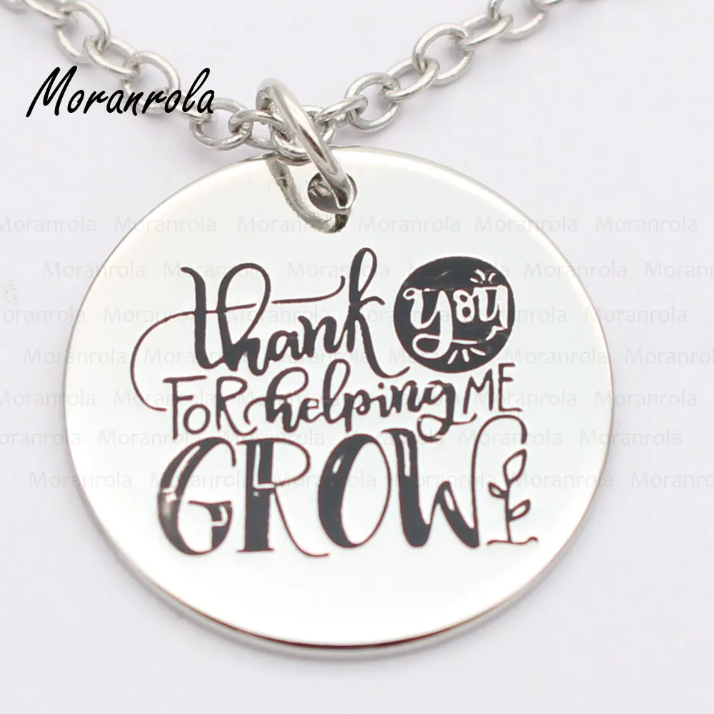 New arried "Thank you for helping me grow "Copper necklace Keychain,charm Hand-Stamped Jewelry school teacher nana gift nanny
New arried "Thank you for helping me grow "Copper necklace Keychain,charm Hand-Stamped Jewelry school teacher nana gift nanny
