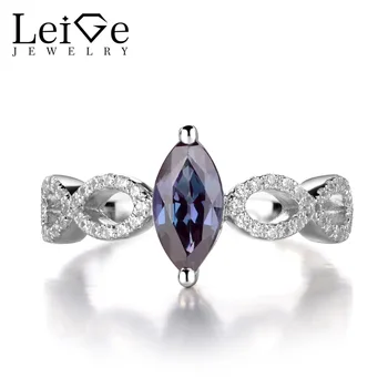 Leige Jewelry Alexandrite Ring Sterling Silver 925 Gemstone Jewelry Wedding Engagement Love Rings for Women Marquise Cut
Leige Jewelry Alexandrite Ring Sterling Silver 925 Gemstone Jewelry Wedding Engagement Love Rings for Women Marquise Cut