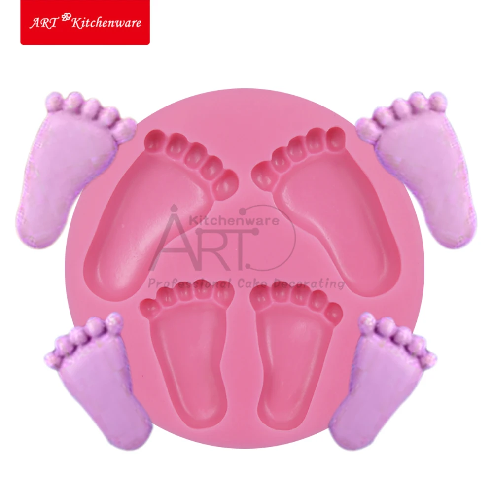 Lovely Foot Baby Soap Mold Fondnt Silicone Mould Candle Mold Resin Flexible Craft Mold Tools Forma de Silicone Bakeware SM-300
Lovely Foot Baby Soap Mold Fondnt Silicone Mould Candle Mold Resin Flexible Craft Mold Tools Forma de Silicone Bakeware SM-300