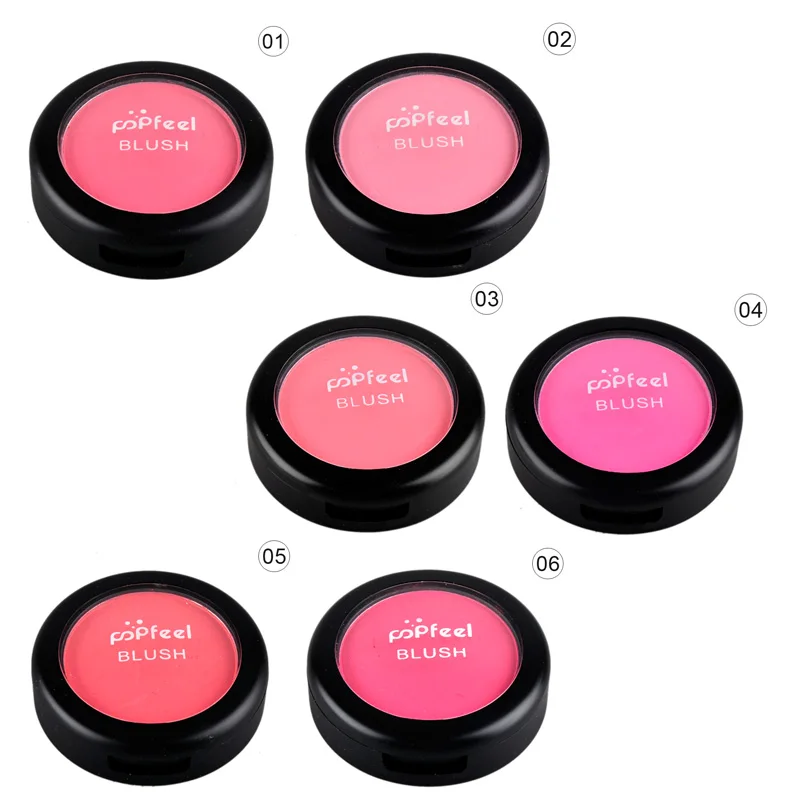 6Pcs/Set Popfeel Cosmetic Blush Makeup Face Powder Blush Cake Plus Compact Face Blusher with Brush and Compact Mirror 6g
6Pcs/Set Popfeel Cosmetic Blush Makeup Face Powder Blush Cake Plus Compact Face Blusher with Brush and Compact Mirror 6g