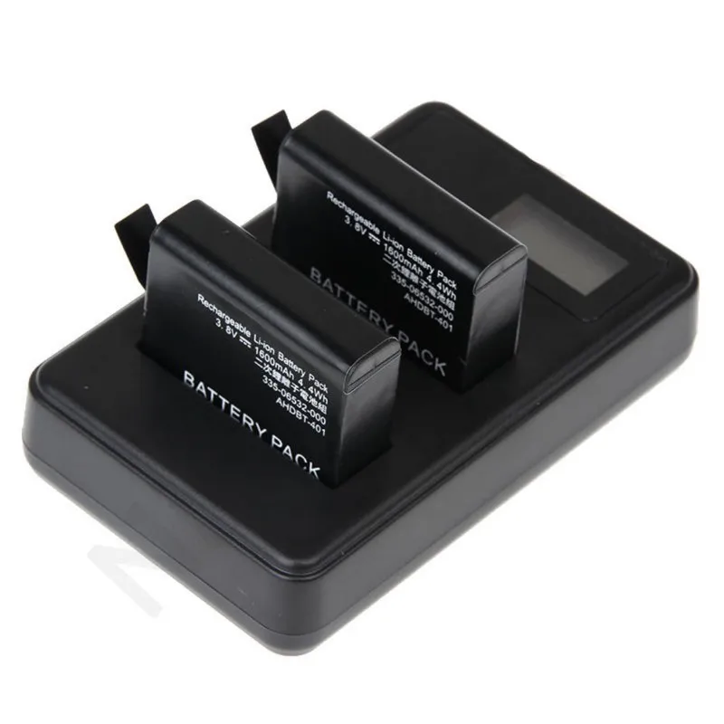 High Quality AHDBT-401 Battery Double Charger Set For GoPro Hero 4 Sports Camera Battery Camera Accessories
High Quality AHDBT-401 Battery Double Charger Set For GoPro Hero 4 Sports Camera Battery Camera Accessories