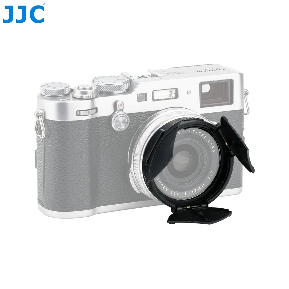 JJC ALC-X100 Series Black Silver Auto Lens Protector Self-Retaining Auto Lens Cap for Fujifilm X100, X100S, X100T, X70
JJC ALC-X100 Series Black Silver Auto Lens Protector Self-Retaining Auto Lens Cap for Fujifilm X100, X100S, X100T, X70