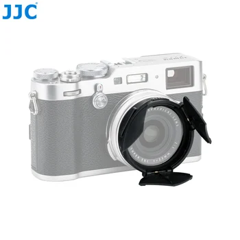 JJC Camera Auto Lens Cap Self-Retaining Black Silver Automatic Lens Protector for Fujifilm X100V X100T X100F X100S X70 X100
JJC Camera Auto Lens Cap Self-Retaining Black Silver Automatic Lens Protector for Fujifilm X100V X100T X100F X100S X70 X100