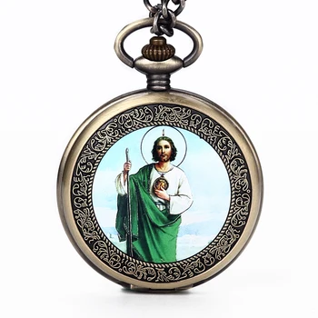 GORBEN New Arrival Retro Jesus Christ Retro Classic Quartz Pocket Watch Necklace Chain Roman Numbers Dial Relogio De Bolso Gifts
GORBEN New Arrival Retro Jesus Christ Retro Classic Quartz Pocket Watch Necklace Chain Roman Numbers Dial Relogio De Bolso Gifts