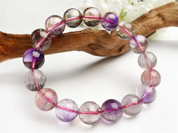 Genuine Natural Super Seven Melody Stone Crystal Round Bead Stretch Bracelets For Women 12mm
Genuine Natural Super Seven Melody Stone Crystal Round Bead Stretch Bracelets For Women 12mm