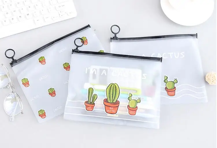 Kawaii cactus pvc Pencil Case Big capacity pencil bag for kids Stationery office school supplies Escolar Papelaria
Kawaii cactus pvc Pencil Case Big capacity pencil bag for kids Stationery office school supplies Escolar Papelaria