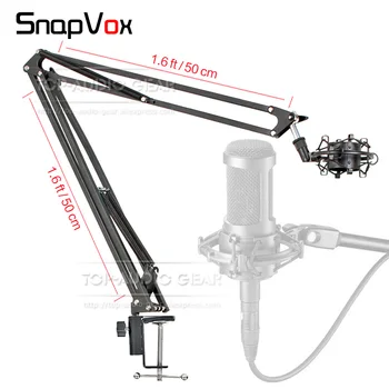 Desktop Suspension Microphone Boom Scissor Arm Mic Clip Holder Shock Mount For AUDIO TECHNICA AT4060 AT4070 AT9934 AT3060 Stand
Desktop Suspension Microphone Boom Scissor Arm Mic Clip Holder Shock Mount For AUDIO TECHNICA AT4060 AT4070 AT9934 AT3060 Stand