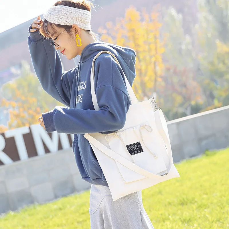 2019 Women Student Canvas Shoulder Bags Environmental Shopping Bag Large Capacity Tote Package Casual Handbag for Women Purse
2019 Women Student Canvas Shoulder Bags Environmental Shopping Bag Large Capacity Tote Package Casual Handbag for Women Purse