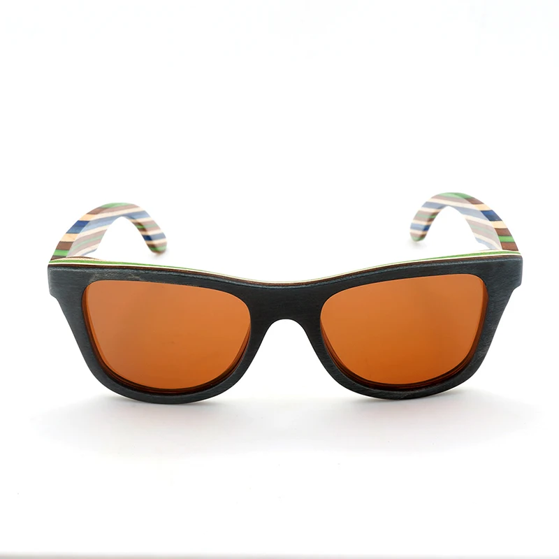 AG011 wooden sunglasses with colorful wooden frame and ploarized lens new arrival (6)