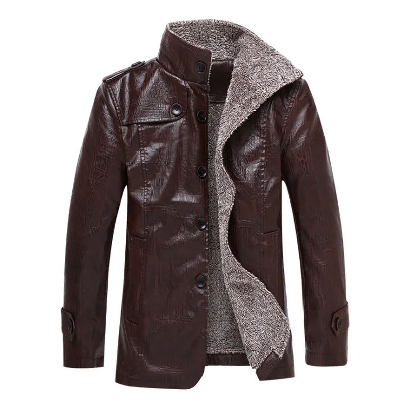 Mens Leather Jackets High Quality Classic Motorcycle Bike Cowboy Jacket Male Plus Velvet Thick Coats Brand Clothing
Mens Leather Jackets High Quality Classic Motorcycle Bike Cowboy Jacket Male Plus Velvet Thick Coats Brand Clothing