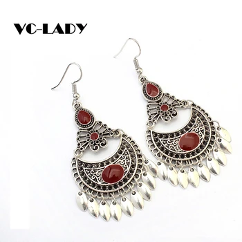 Retro Moon Earrings Ethnic Long Alloy Earrings Drop Dangle Statement Earrings Indian Jewelry Bohemian Earrings D4.3
Retro Moon Earrings Ethnic Long Alloy Earrings Drop Dangle Statement Earrings Indian Jewelry Bohemian Earrings D4.3