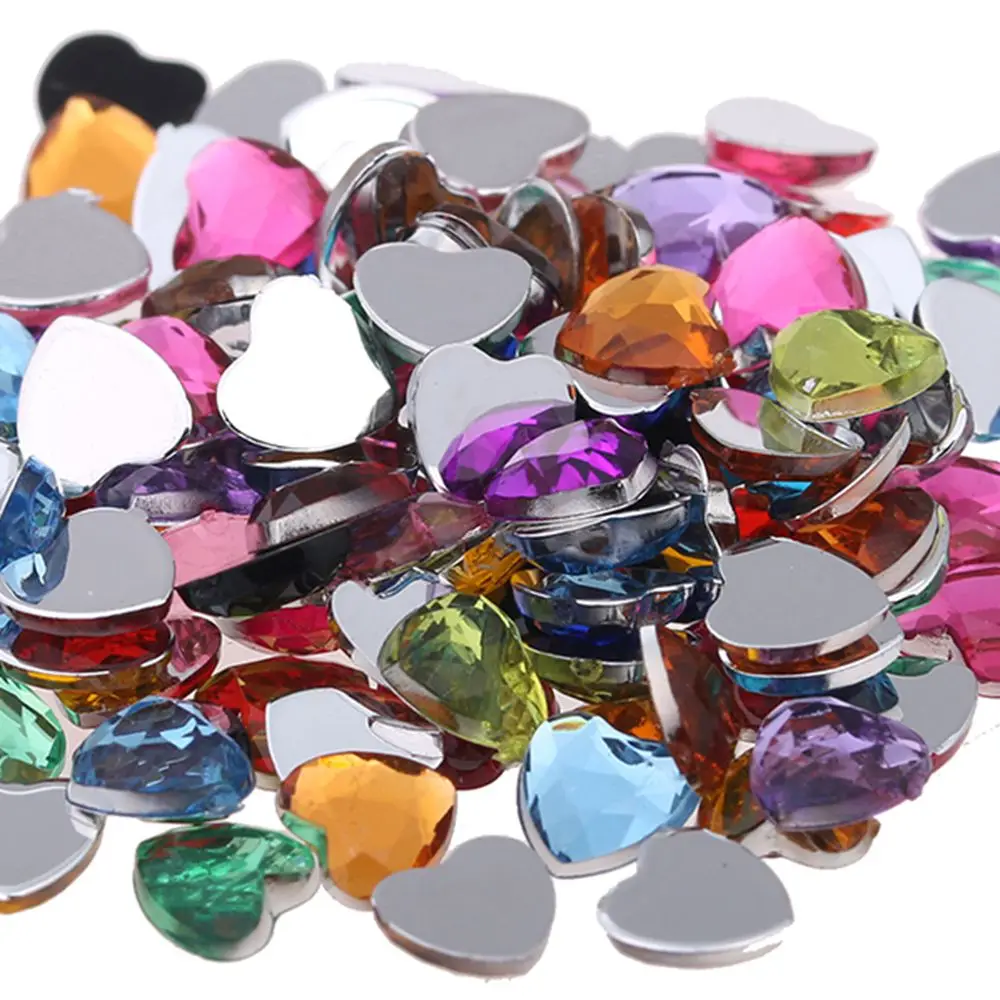 3-25mm Heart Shape Gems Shiny Flat Facets Many Normal colors Acrylic Rhinestone fashion Jewelry Accessories Nail Art Decorations
3-25mm Heart Shape Gems Shiny Flat Facets Many Normal colors Acrylic Rhinestone fashion Jewelry Accessories Nail Art Decorations