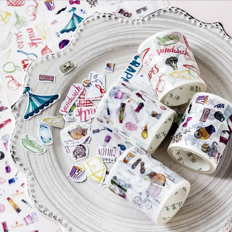 50 mm Wide Travel Series Washi Tape Adhesive Tape DIY Scrapbooking Sticker Label Masking Tape Diary/Photo Album Decoration
50 mm Wide Travel Series Washi Tape Adhesive Tape DIY Scrapbooking Sticker Label Masking Tape Diary/Photo Album Decoration
