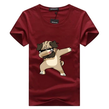 Fashion Casual Street Men's T-shirts Summer Animal Hip-hop Dog Print Hipster Funny Cotton T Shirt Men Christmas Shirt Short
Fashion Casual Street Men's T-shirts Summer Animal Hip-hop Dog Print Hipster Funny Cotton T Shirt Men Christmas Shirt Short