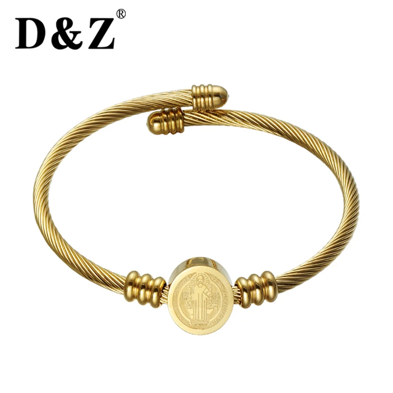 D&Z 2018 Fashion Stainless Steel Jesus Bangle For Women Men Gold Color Adjustable Wire Bracelets Bangles
D&Z 2018 Fashion Stainless Steel Jesus Bangle For Women Men Gold Color Adjustable Wire Bracelets Bangles