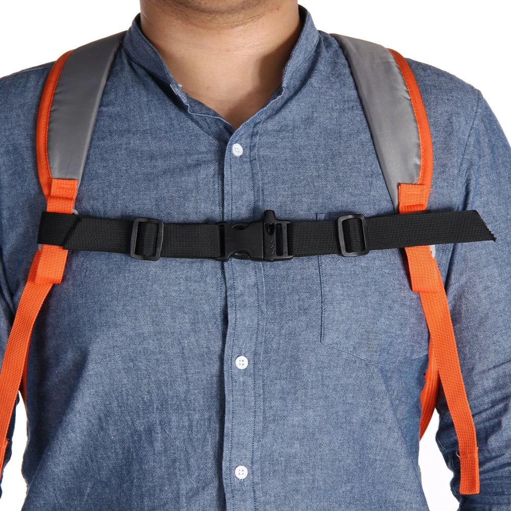 Adjustable Black Webbing Sternum Strap Release Curved Buckle Lightweight Backpack Chest Harness Open Clip Loop with Whistle 38g
Adjustable Black Webbing Sternum Strap Release Curved Buckle Lightweight Backpack Chest Harness Open Clip Loop with Whistle 38g