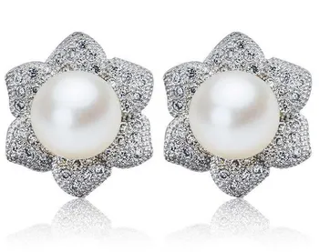 Fashion Natural Fresh Water Pearl Earrings Bridal Wedding Earrings Jewelry for Women
Fashion Natural Fresh Water Pearl Earrings Bridal Wedding Earrings Jewelry for Women