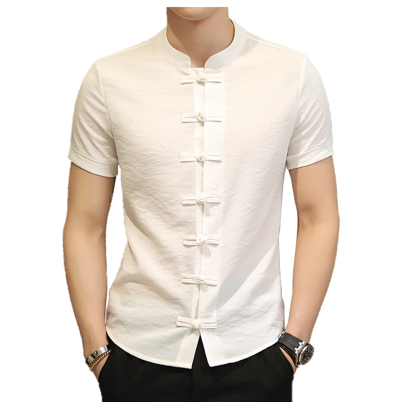 2019 Summer New Mens Shirt Fashion Chinese style Linen Slim Fit Casual Short Sleeves Shirt Camisa Social Business Dress Shirts
2019 Summer New Mens Shirt Fashion Chinese style Linen Slim Fit Casual Short Sleeves Shirt Camisa Social Business Dress Shirts