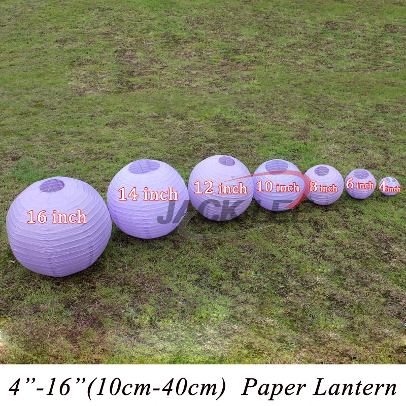 HAOCHU(5Pcs/lot) 6-8-10-12-14-16 Inch Light Purple Round Hanging Paper Lanterns For Mariage Baby Shower Festival Decoration Ball
HAOCHU(5Pcs/lot) 6-8-10-12-14-16 Inch Light Purple Round Hanging Paper Lanterns For Mariage Baby Shower Festival Decoration Ball