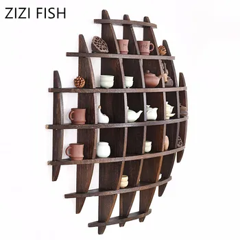 Wooden Crafts Display Holder Shelves Teapot Tea Set Wood Carving Display Stand Decoration Home Tea Accessories Shelves for Wall
Wooden Crafts Display Holder Shelves Teapot Tea Set Wood Carving Display Stand Decoration Home Tea Accessories Shelves for Wall